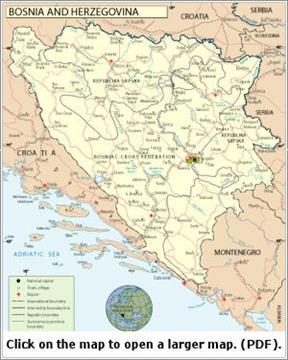 délais vers Bosnië-Herzegovine