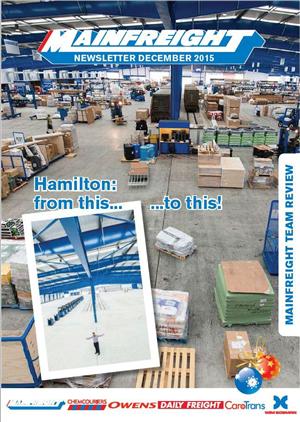 Mainfreight Team Review | December 2015