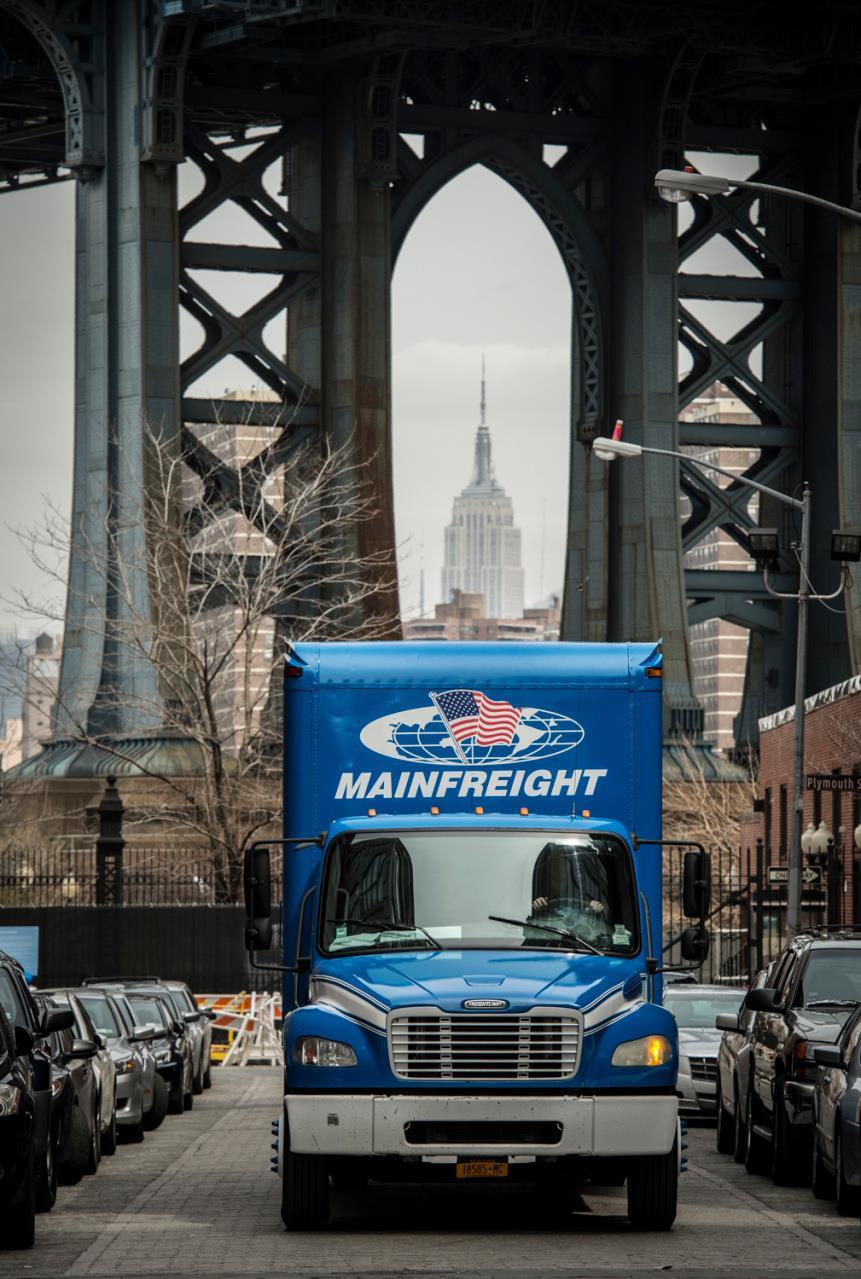 New York transport truck